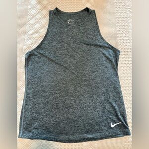 Nike Women’s Heather Teal/Charcoal Gray Dri-FIT Performance Tank Top
